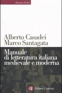 manuale di letteratura italiana medievale e moderna